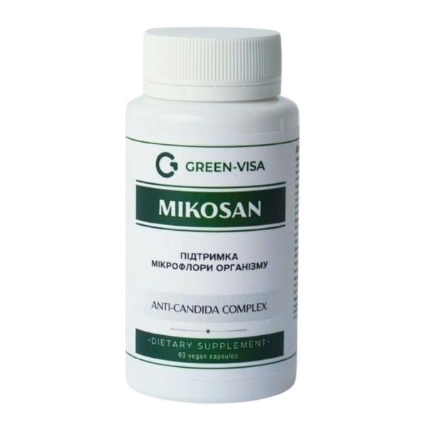Препарат противогрибковый Green Visa Mikosan 60 Veg капс. (000027737) Препарат противогрибковый Green Visa Mikosan 60 Veg капс. (000027737)