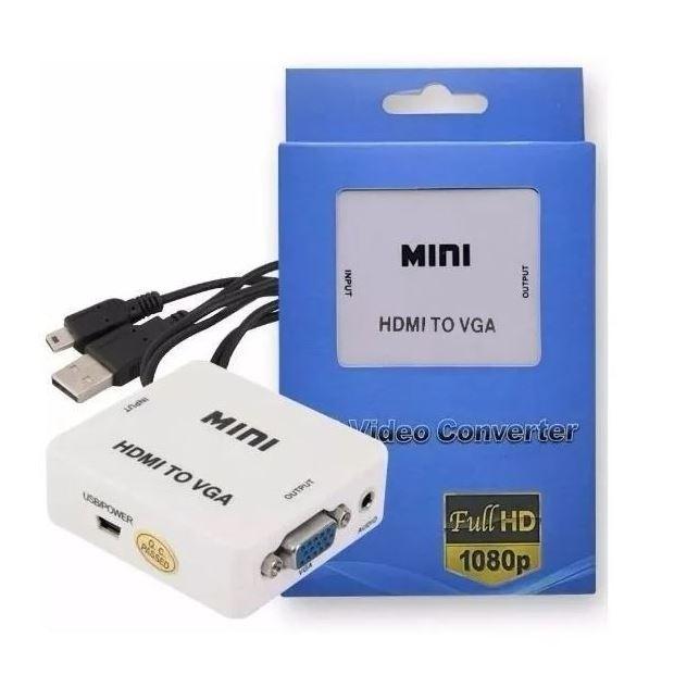 Конвертер відеосигналу HDMI to VGA з аудіо перехідником - фото 2