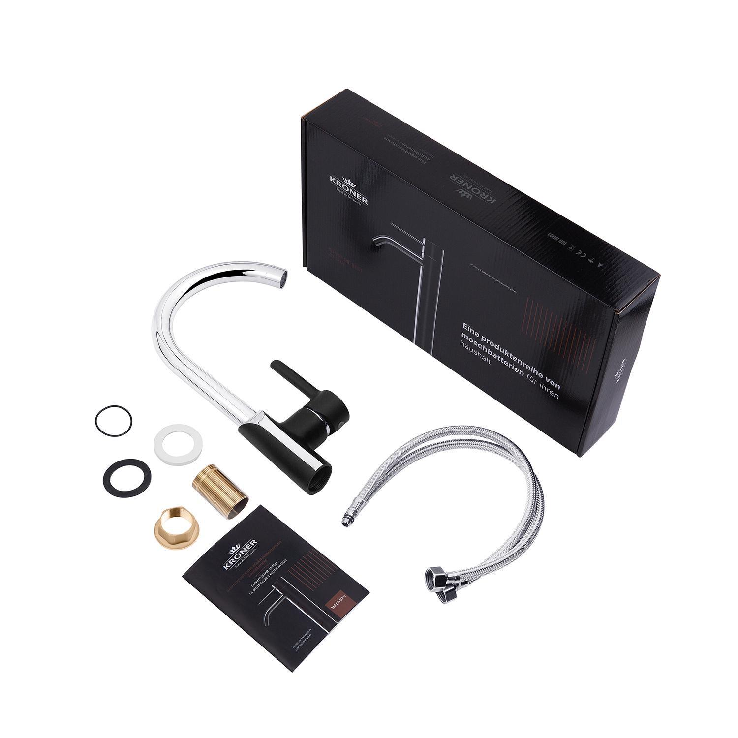 Змішувач для кухні Kroner KRM Essen SCH030 CV024333 (38086) - фото 3