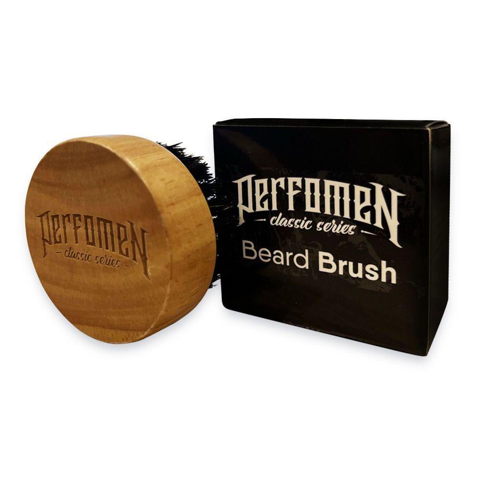 Щетка для бороды PerfomeN Beard Brush натуральная щетина кабана 53х53 мм
