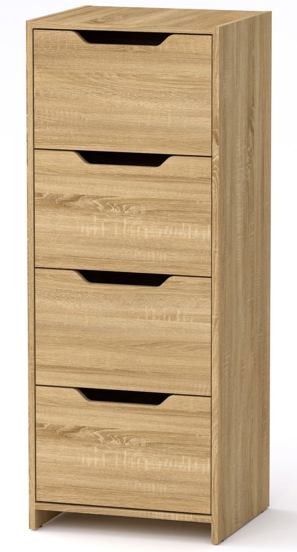 Комод Компаніт С 48х42х123,2 см Дуб сонома (60a3886588494622fa125022) - фото 1 Комод Компаніт С 48х42х123,2 см Дуб сонома (60a3886588494622fa125022) - фото 1