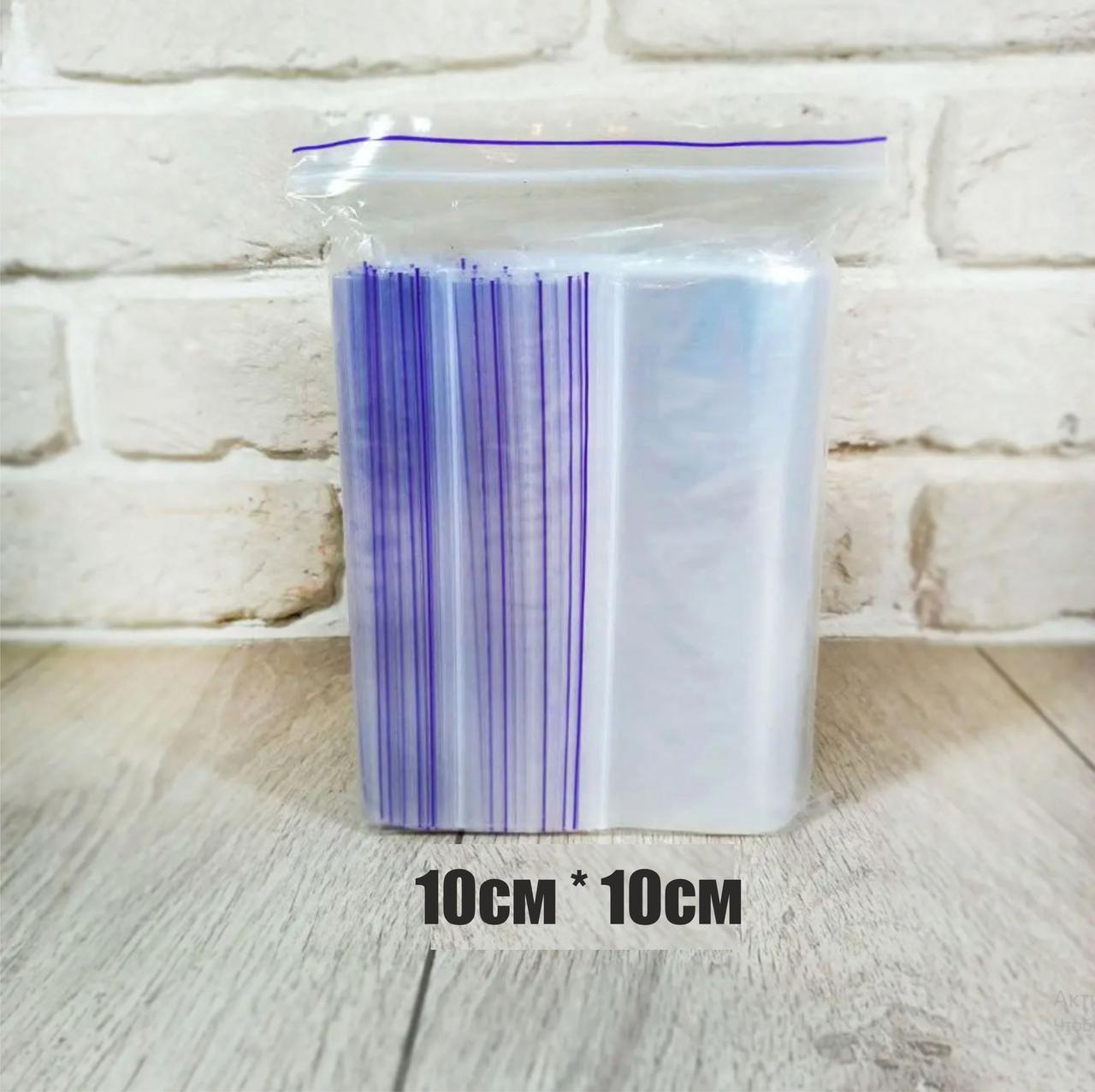 Пакет из замком Zip-lock 10х10 см 100 шт. (MM3063) - фото 3