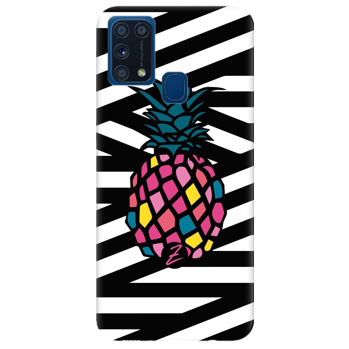 Силиконовый чехол Zorrov для Samsung Galaxy M31 - Pineapple (14190040167099128)