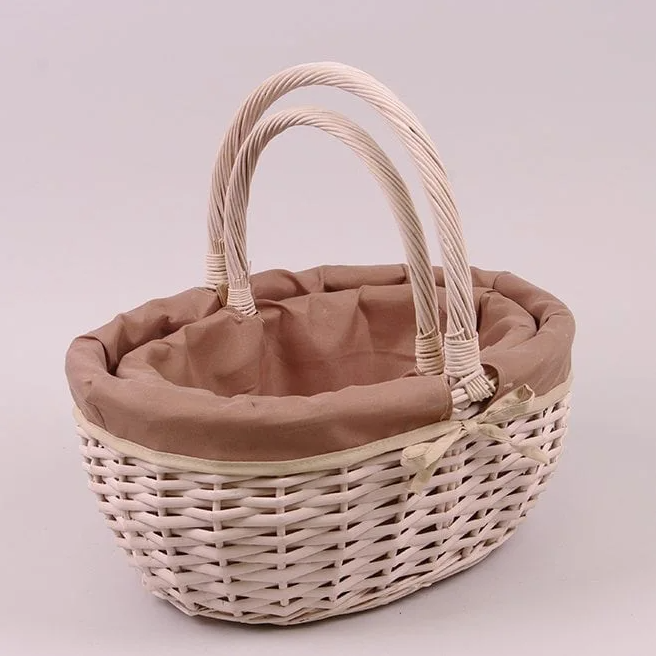 Комплект корзин с тканью Flora 2 шт. Коричневый (50078)