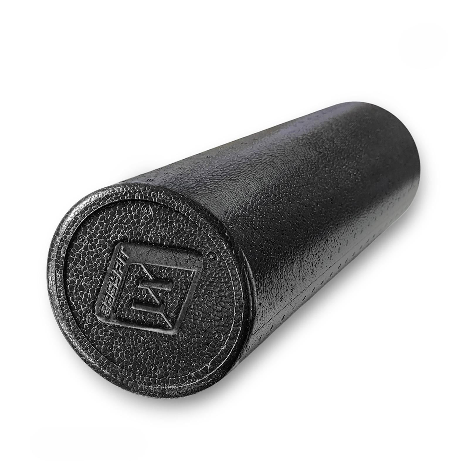 Массажный ролик EasyFit PolyFoam Roller 45 см твердый Черный/Белый (EFFM45-BW)