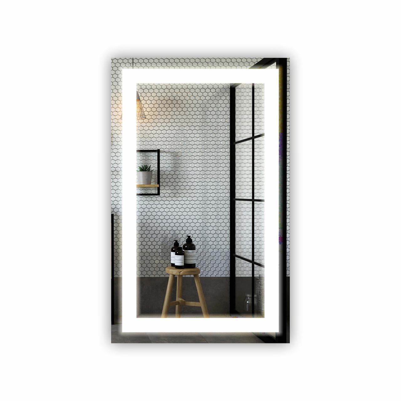 Зеркало для ванной комнаты с LED подсветкой SR-001 500х800 мм