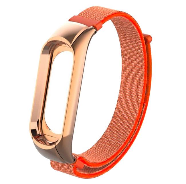 Нейлоновый ремешок Primo для фитнес-браслета Xiaomi Mi Band 3 Orange (866482408)