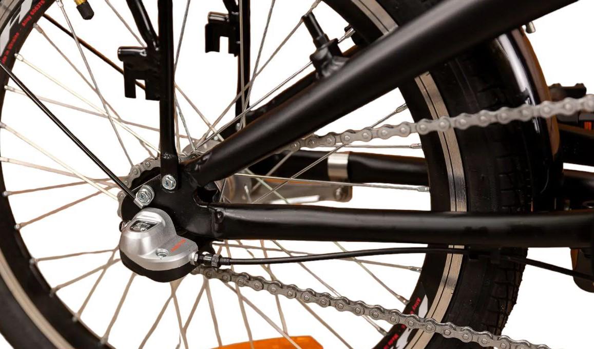 Велосипед Dorozhnik ONYX Al складной/планетарная втулка/задний багажник/крылья 2022 20"/12,5" Хаки (6936116100864) - фото 3 Велосипед Dorozhnik ONYX Al складной/планетарная втулка/задний багажник/крылья 2022 20"/12,5" Хаки (6936116100864) - фото 3