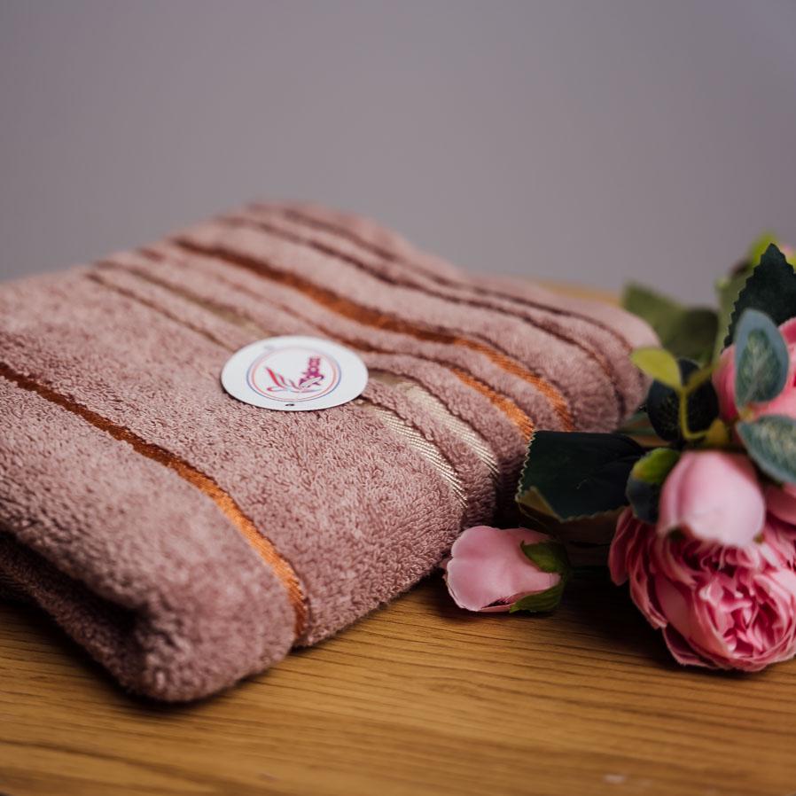 Полотенце для лица Линии стиля 100х50 см Матовая роза (87717)