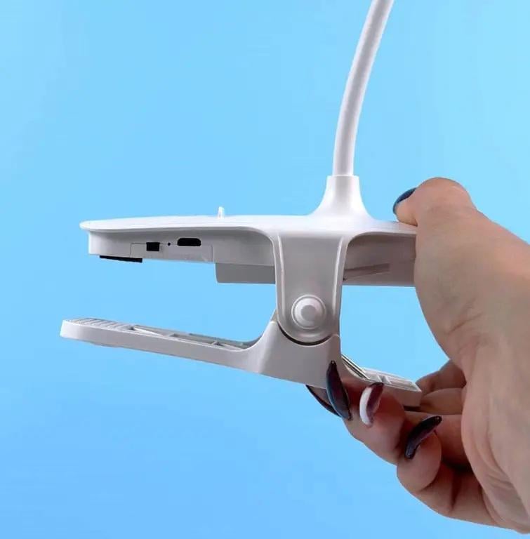 Настольная лампа портативная XO OZ06B с аккумулятором и регулировкой яркости Белый (612180) - фото 3