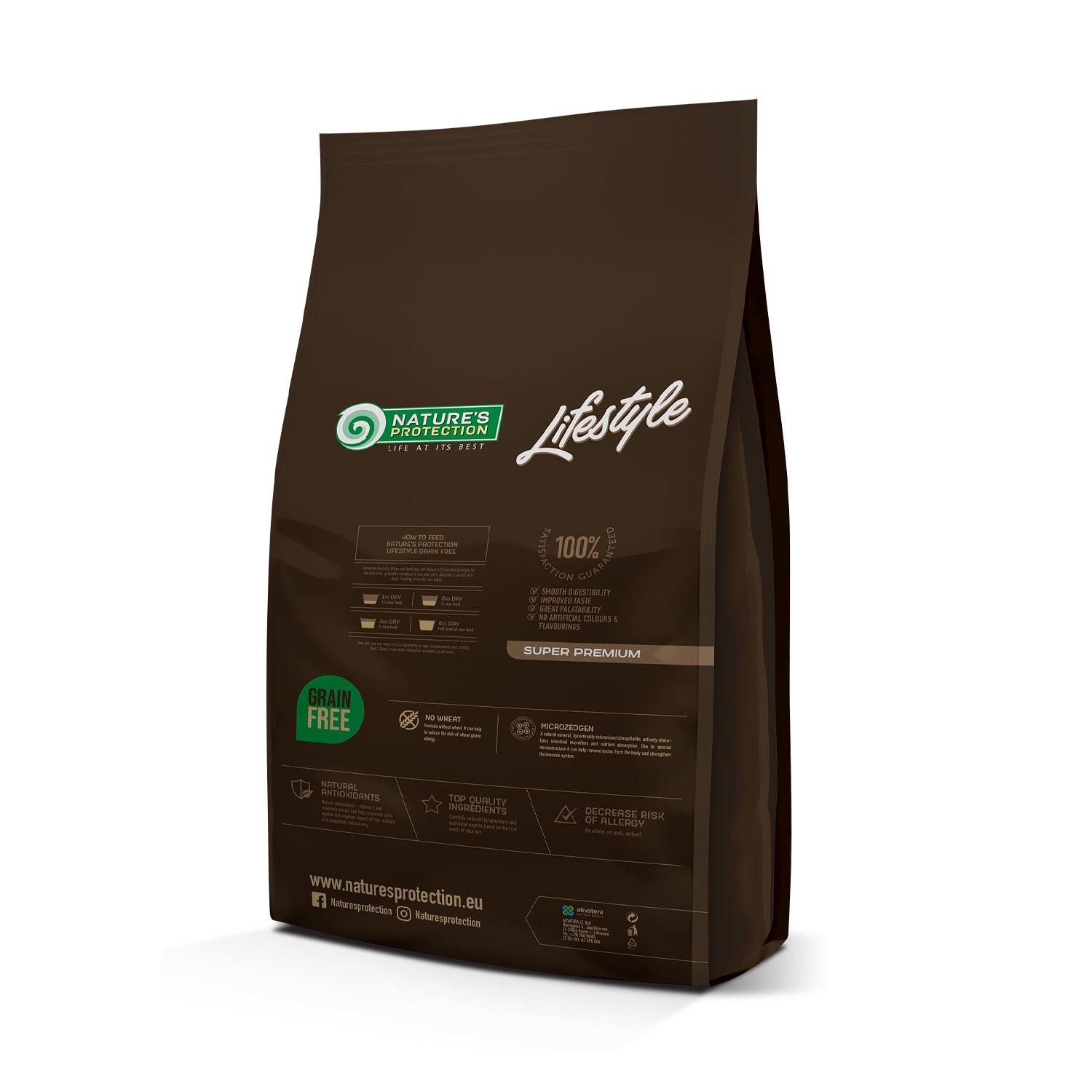 Сухой корм стартер Lifestyle Grain Free Salmon with krill Starter For Puppies для щенков всех пород 10 кг - фото 2 Сухой корм стартер Lifestyle Grain Free Salmon with krill Starter For Puppies для щенков всех пород 10 кг - фото 2