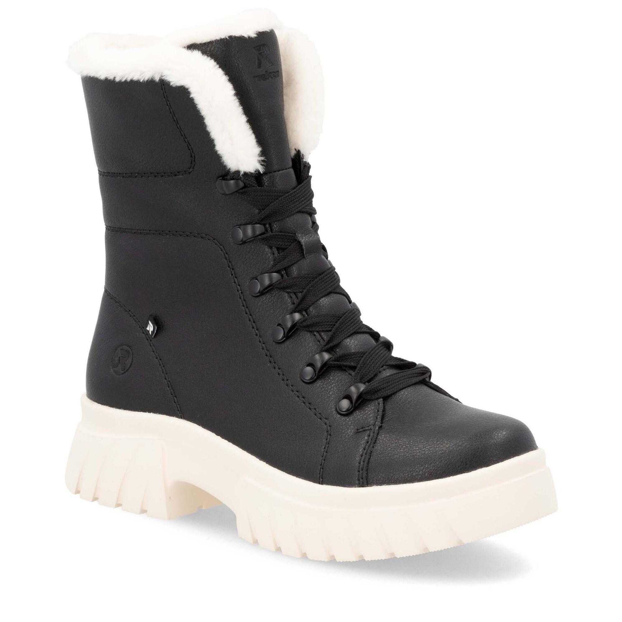 Ботинки женские зимние RIEKER Evolution повседневные р. 37 Черный (013814-37)