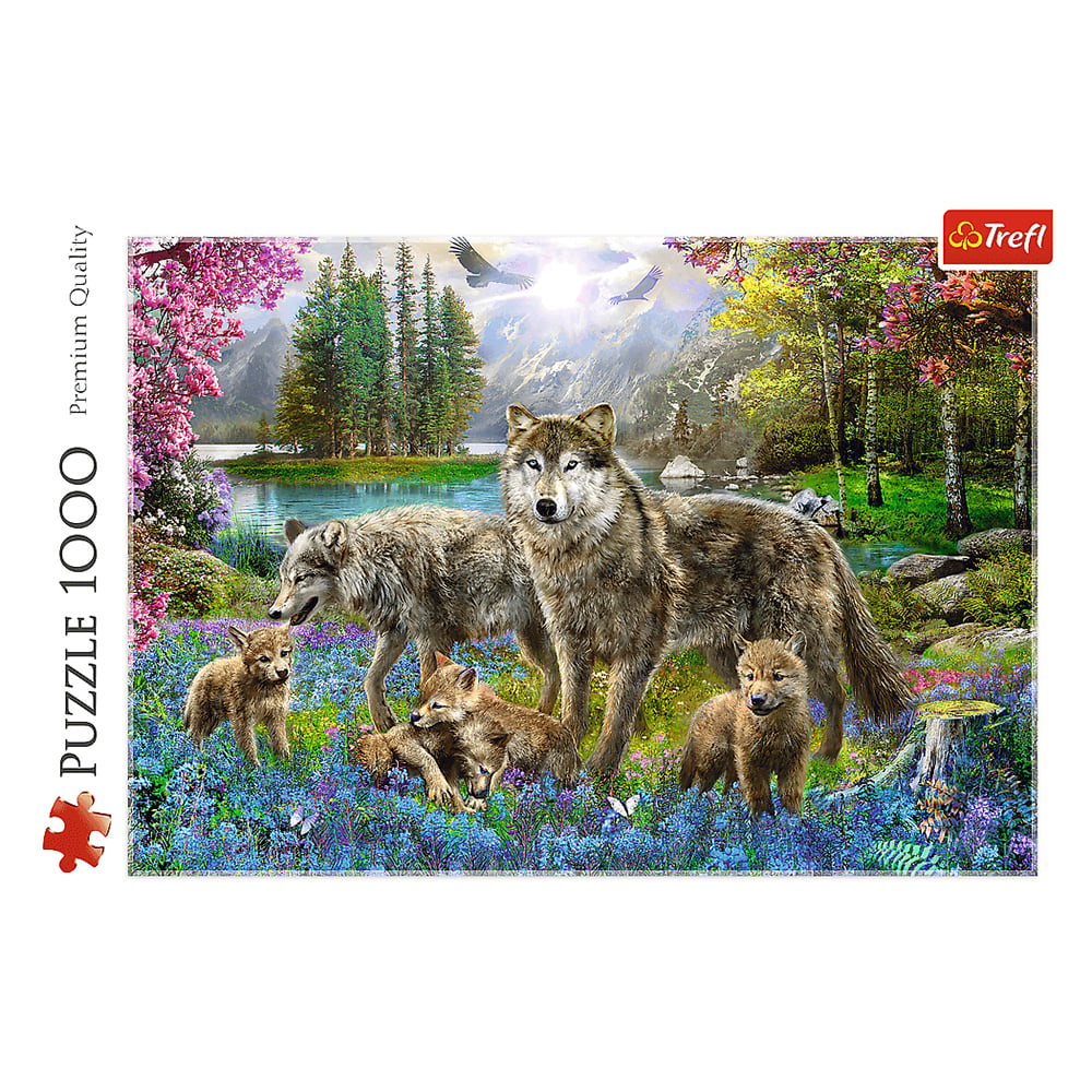 Пазл Trefl Сім'я вовків 1000 елементів