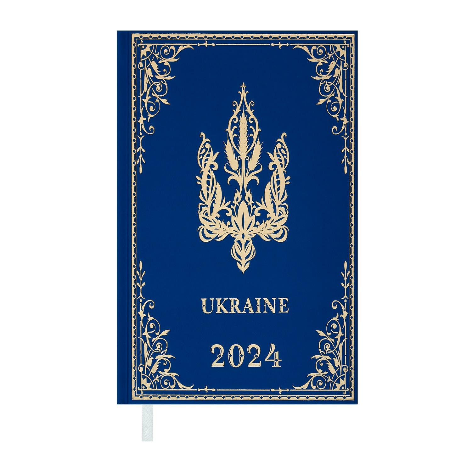 Дневник датированный Buromax Ukraine 2024 A6 336 стр. Синий (BM.2546-14)