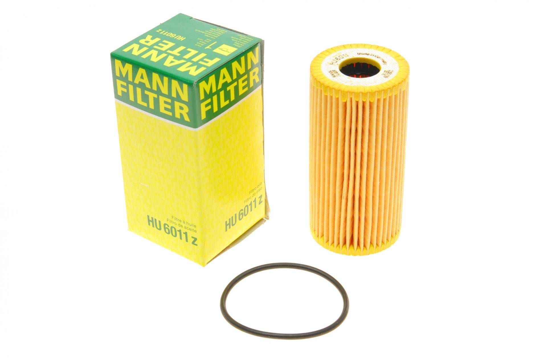 Фильтр масляный Mann-Filter для Renault Master 2,3CDTI 10-/Trafic 1,6dCi 14-/MB Vito W447 1,6CDI 14- (HU 6011 Z)