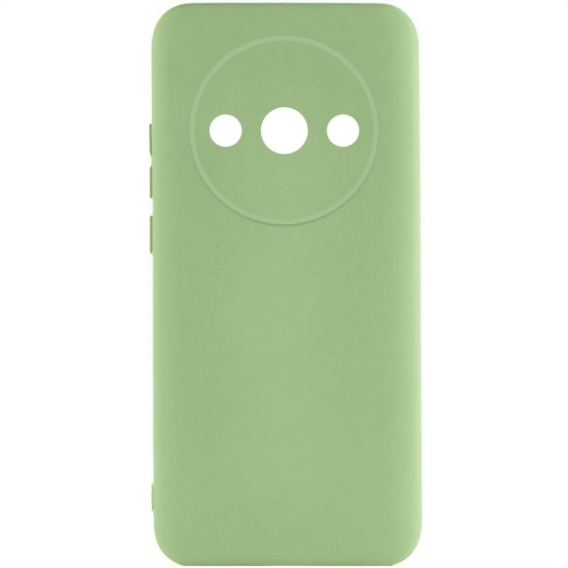 Протиударний чохол Silicone Cover Lakshmi Full Camera (A) для Xiaomi Redmi A3 Зелений / Pistachio