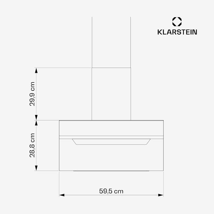 Вытяжка KLARSTEIN BigBite 60 A++ Черный (10045552) - фото 4