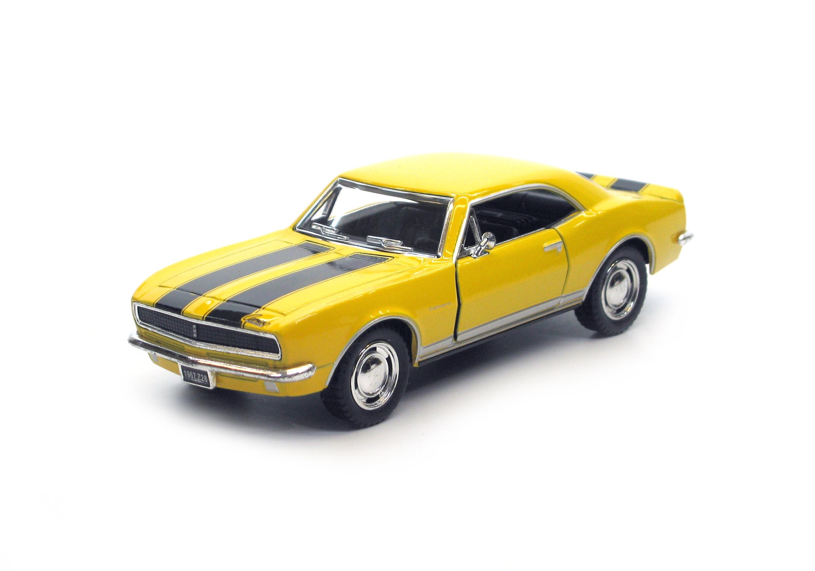 Машина металлическая KT5341W Chevrolet Camaro Z/28 (KT5341W Yellow)