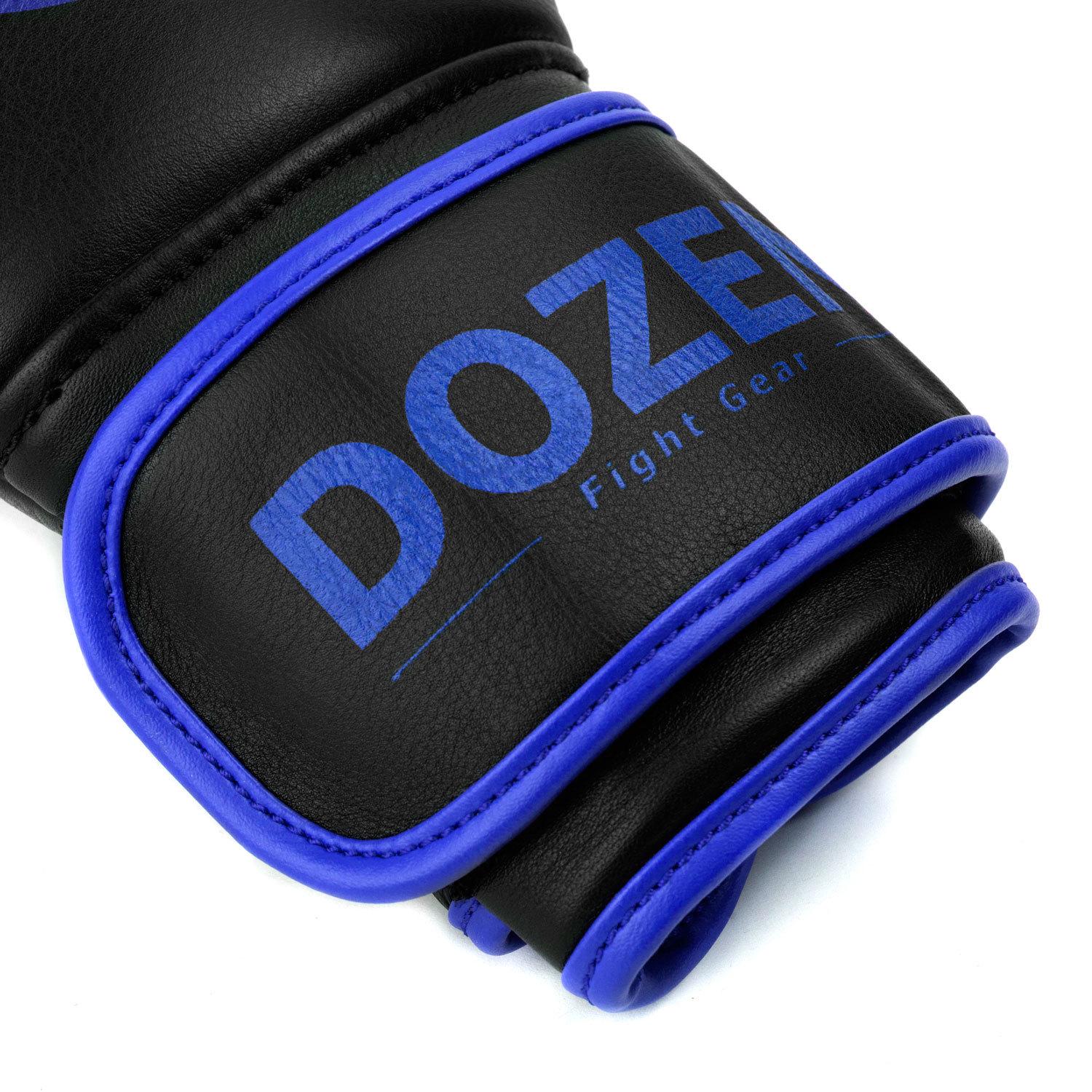 Боксерские перчатки Dozen Monochrome Training Boxing Gloves 10 ун. Черно-синий - фото 7 Боксерские перчатки Dozen Monochrome Training Boxing Gloves 10 ун. Черно-синий - фото 7