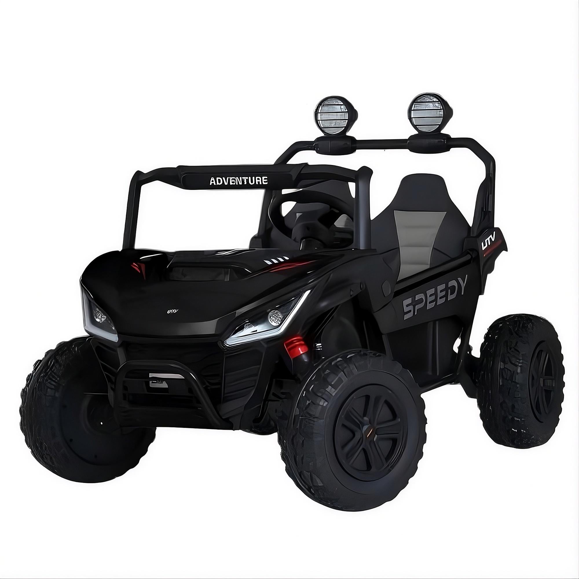 Детский джип Bambi Racer M 6205EBLR-2 24V 4×45W/2 аккумулятора/EVA колеса/кожаное сиденье/Bluetooth/MP3/свет Черный (33382577)