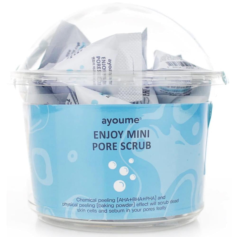 Скраб для очищення та звуження пор Ayoume Enjoy Mini Pore Scrub 3 г (8809534252181) - фото 3