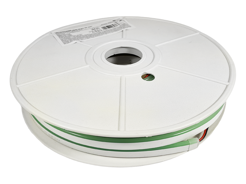 Неон светодиодный AVT 6х12 мм SMD2835 120 LED 24 В 9Вт IP65 1 м Зеленый (8757)