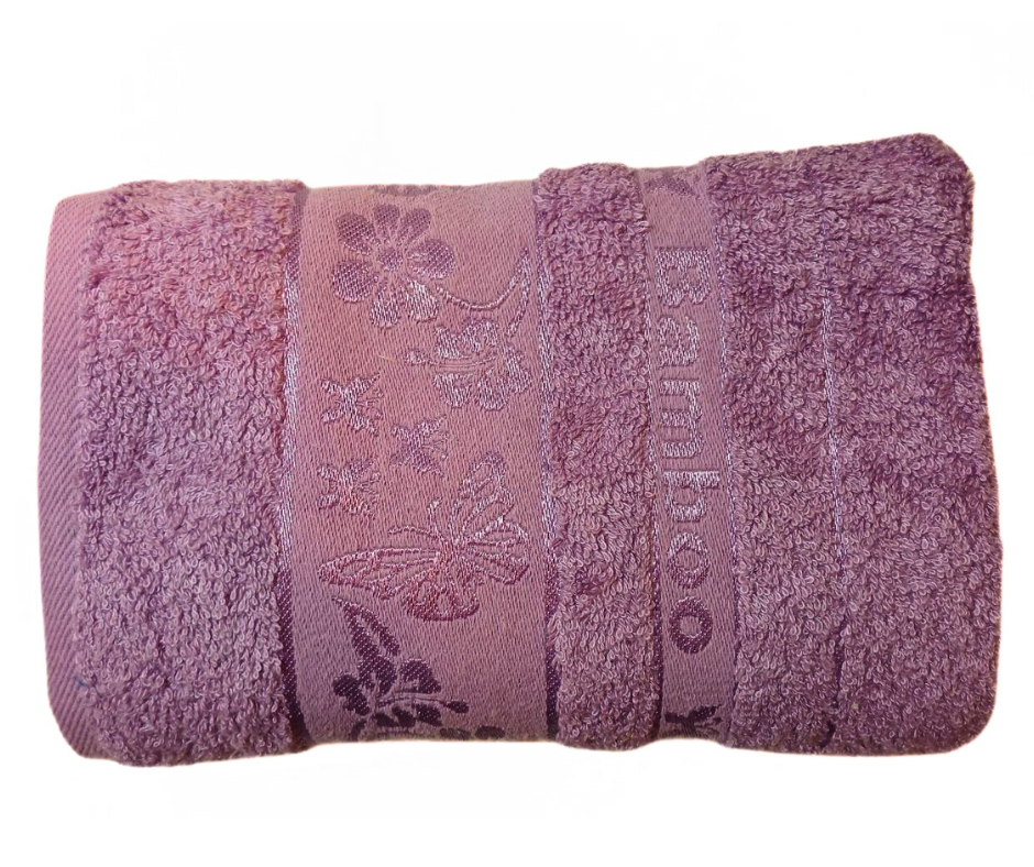 Рушник бамбуковий Cotton Area Bamboo 50х90 см Бузковий (12744) - фото 1