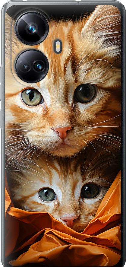 Чехол на Realme 10 Pro Plus Котики 2 (5664u-2944-42517)