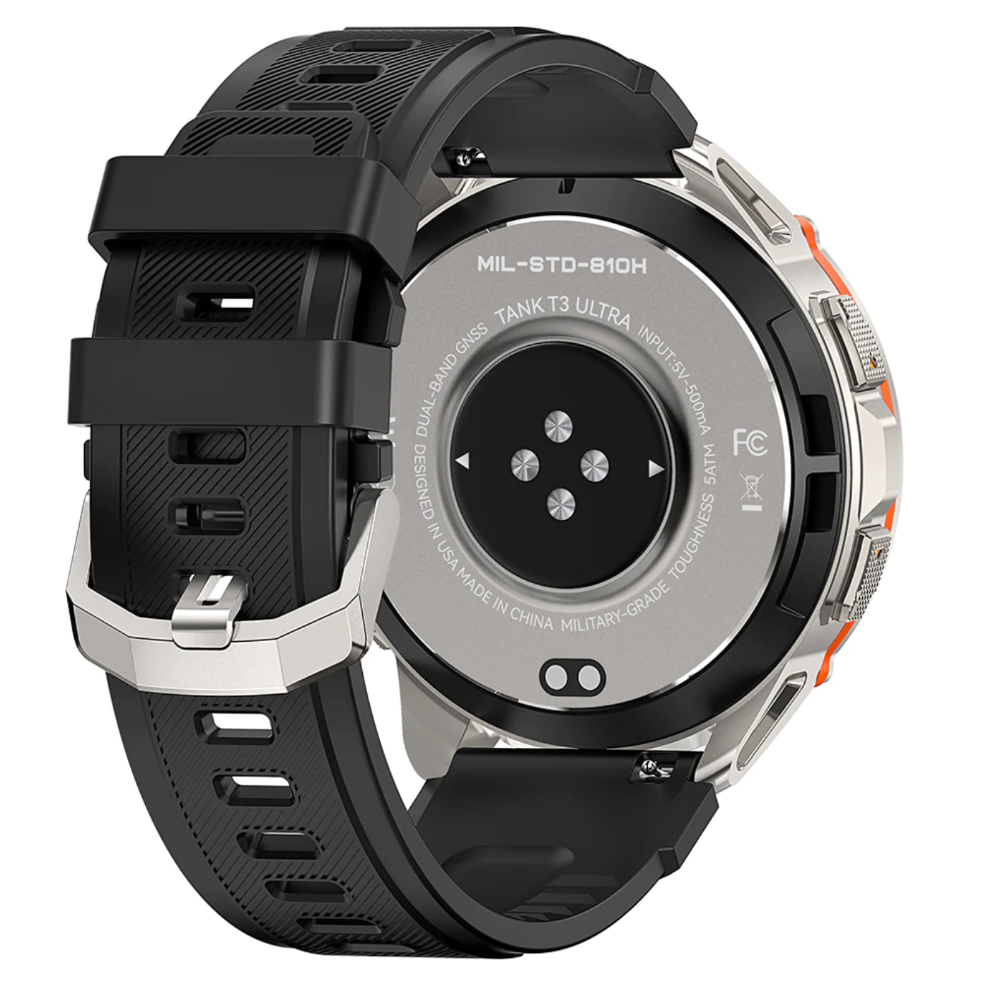Смарт-часы тактические Kospet Tank T3 Ultra Special Edition Silver — фото 6