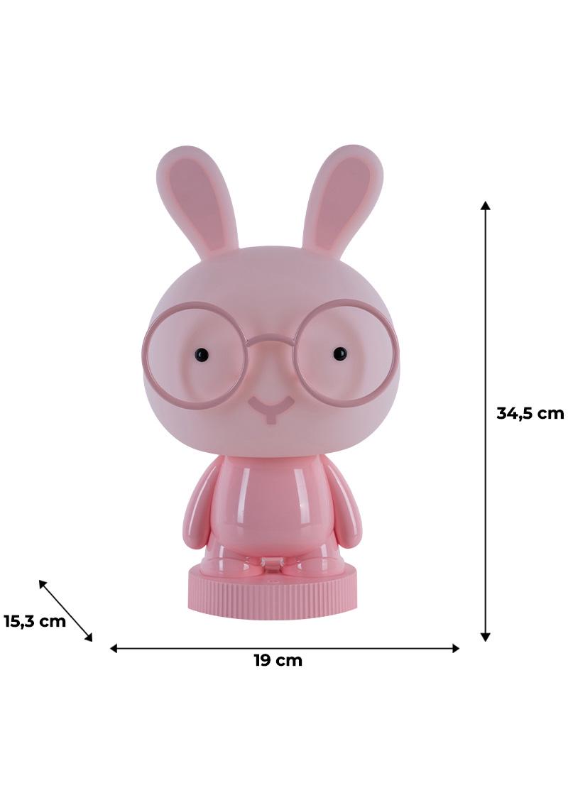 Светильник-ночник LED с аккумулятором KITE Bunny Розовый (K24-490-1-2) - фото 5 Светильник-ночник LED с аккумулятором KITE Bunny Розовый (K24-490-1-2) - фото 5
