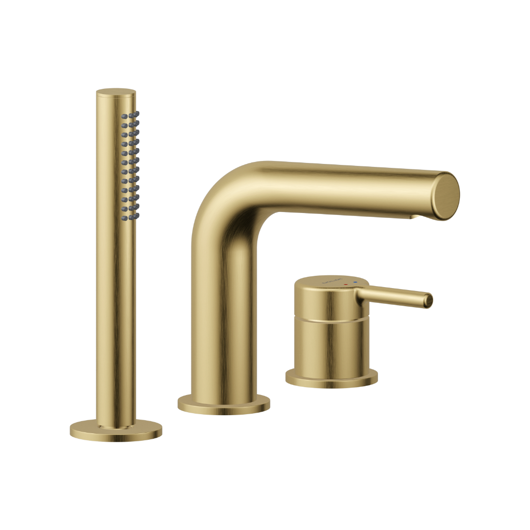 Смеситель на борт ванны Excellent PI Золотой матовый (AREX.1234GB)