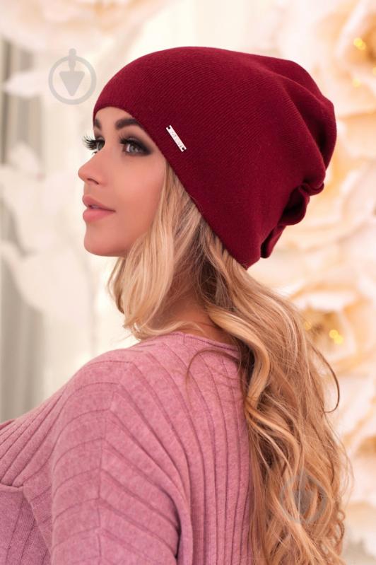 Шапка «Розария» Braxton бордовый 56-59