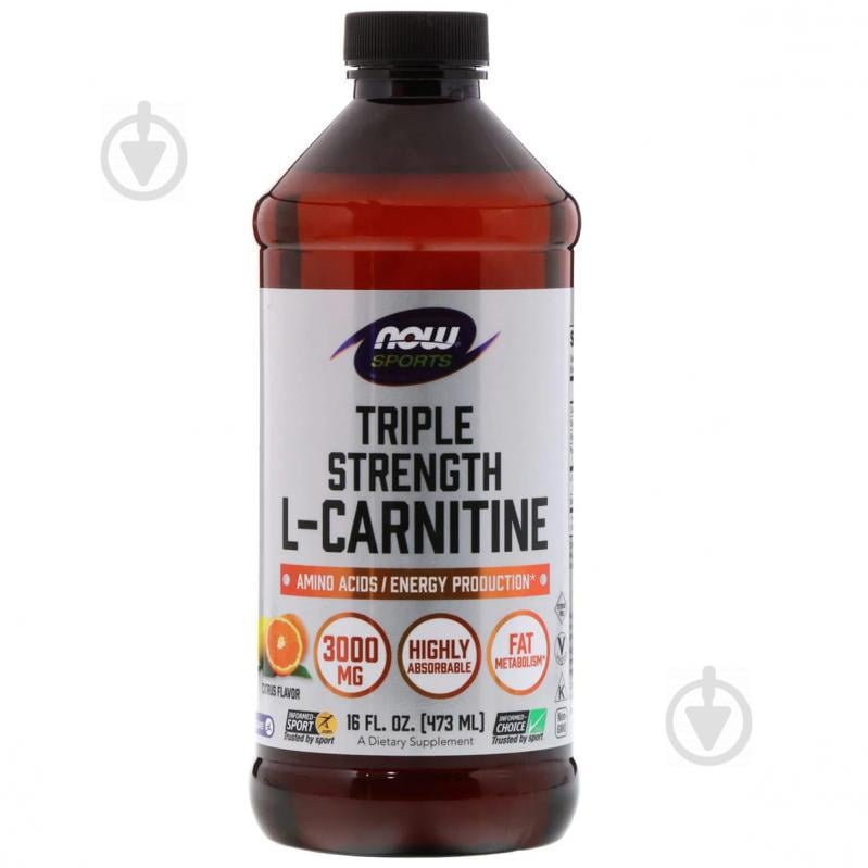 Жидкий L- Карнитин Now Foods L-Carnitine 3000 мг 473 мл (NF0064)