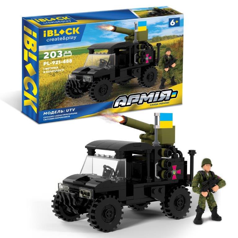 Конструктор Армия UTV 203 деталей (DN-PL-921-488)