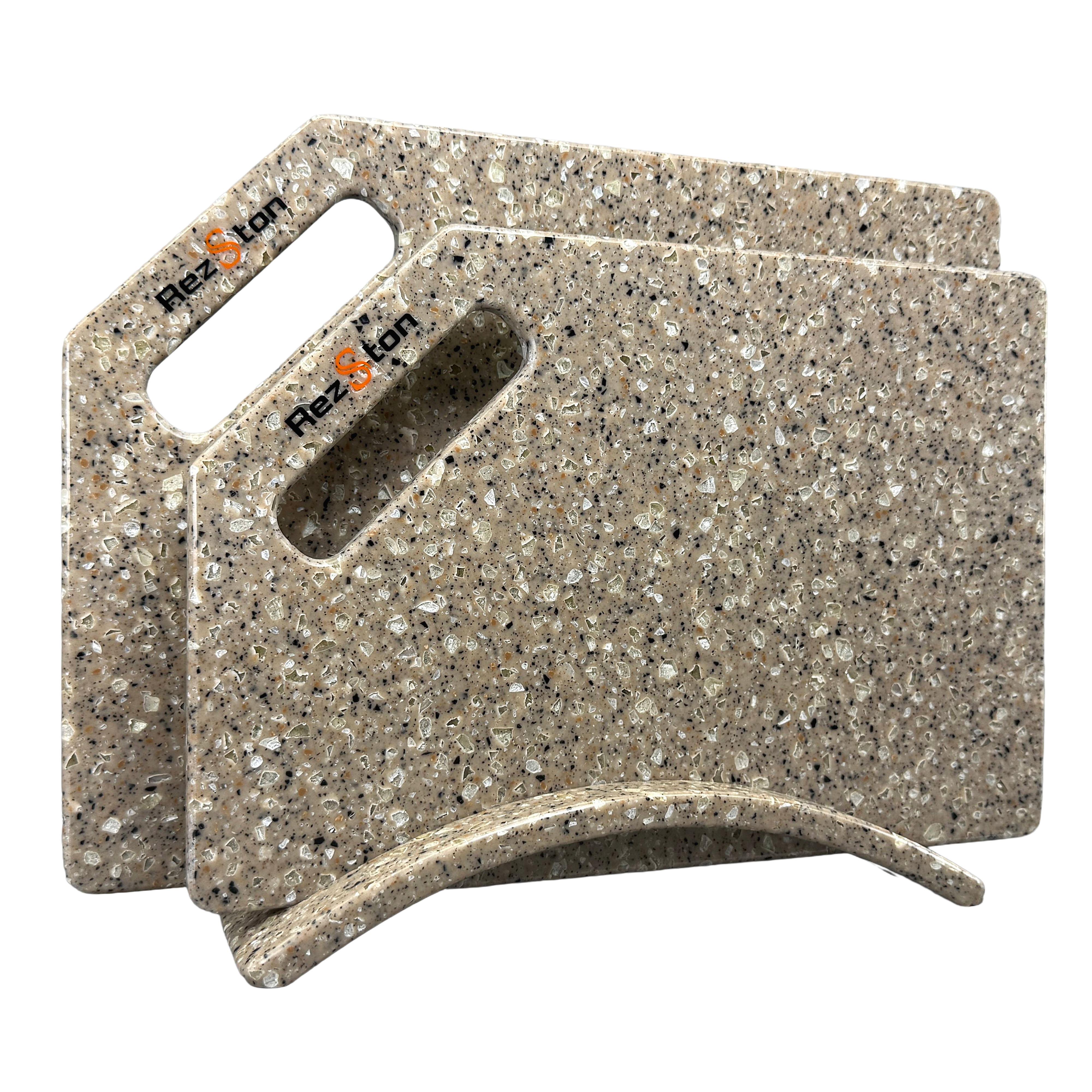 Набір кухонних дошок RezSton RST-2/12 зі штучного каменю (RST-2/12) - фото 1 Набір кухонних дошок RezSton RST-2/12 зі штучного каменю (RST-2/12) - фото 1