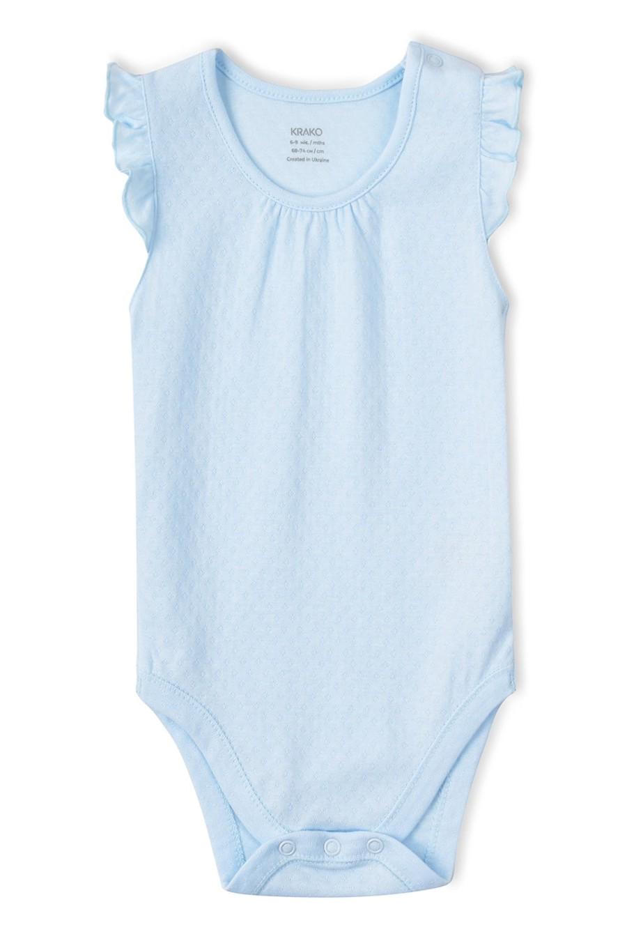 Боди KRAKO 56-62 см Голубой (77403)