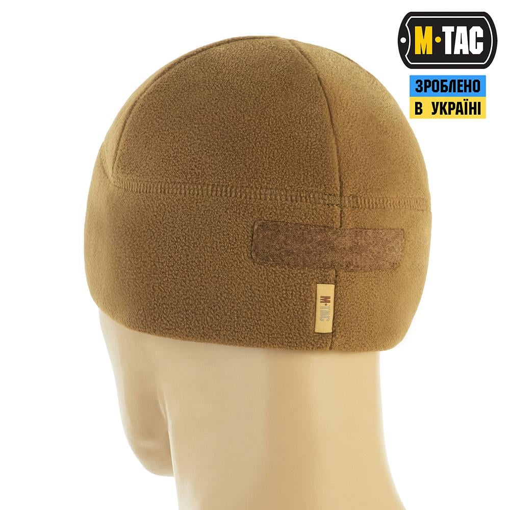 Шапка флісова M-Tac Watch Cap Elite з Velcro S Койот (5926870) - фото 5