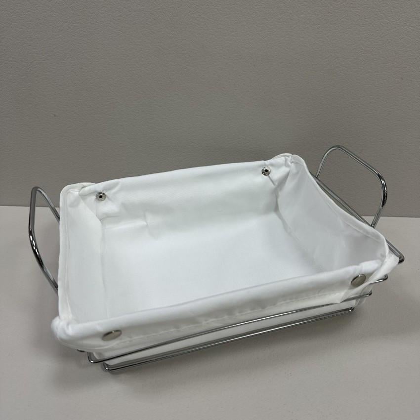 Корзина для хлеба/фруктов Empire EM-4353 Сильвер прямоугольный 28,5х20х11,2 см