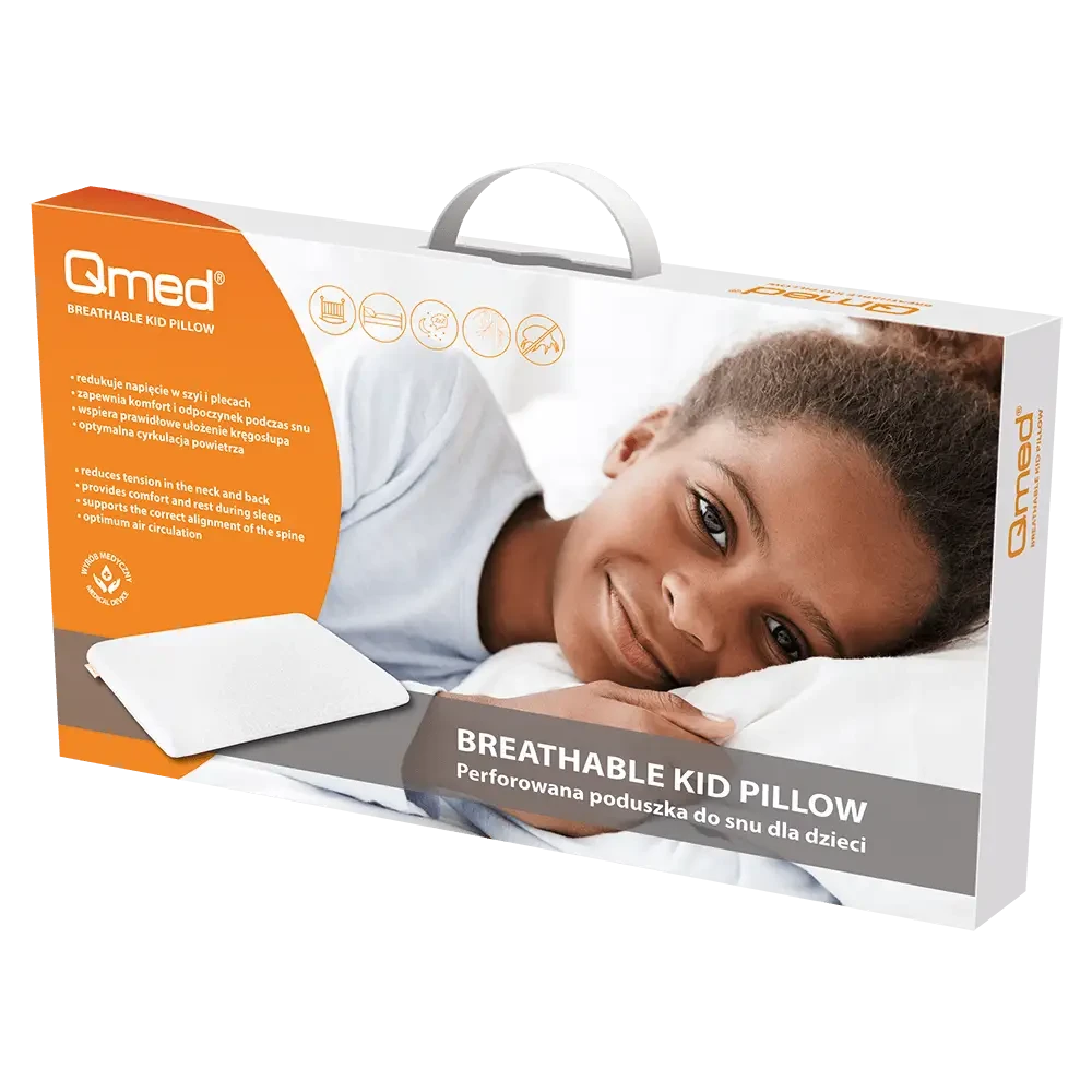 Подушка ортопедична дитяча Qmed Breathable Kid Pillow з перфорацією - фото 4