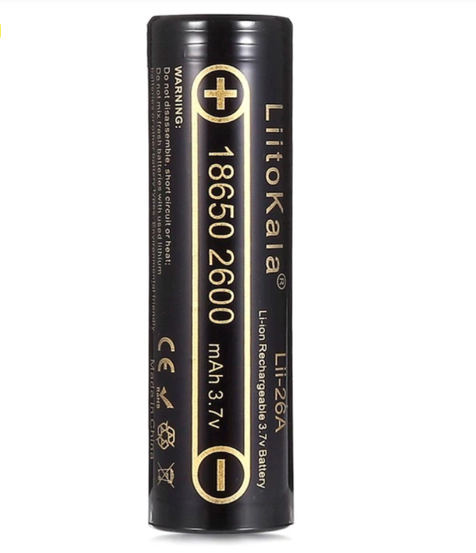 Батарея акумуляторна LiitoKala Lii-26A 18650 3,7V 2600 mAh (33515664)