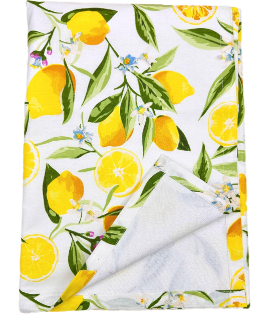 Пеленка многоразовая Лимоны с листьями №21 непромокаемая (142640)