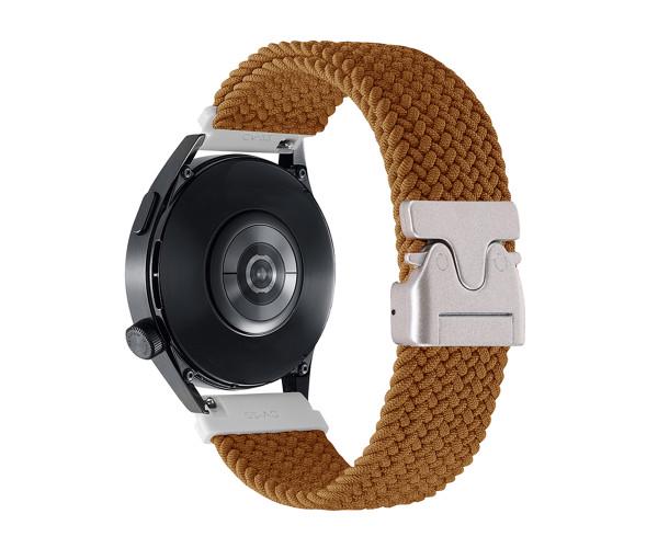 Ремінець Textile Elastic для смарт-годинників Huawei Watch GT 6 46 мм/GT 6 Pro 46/22 мм Коричневий (48965)