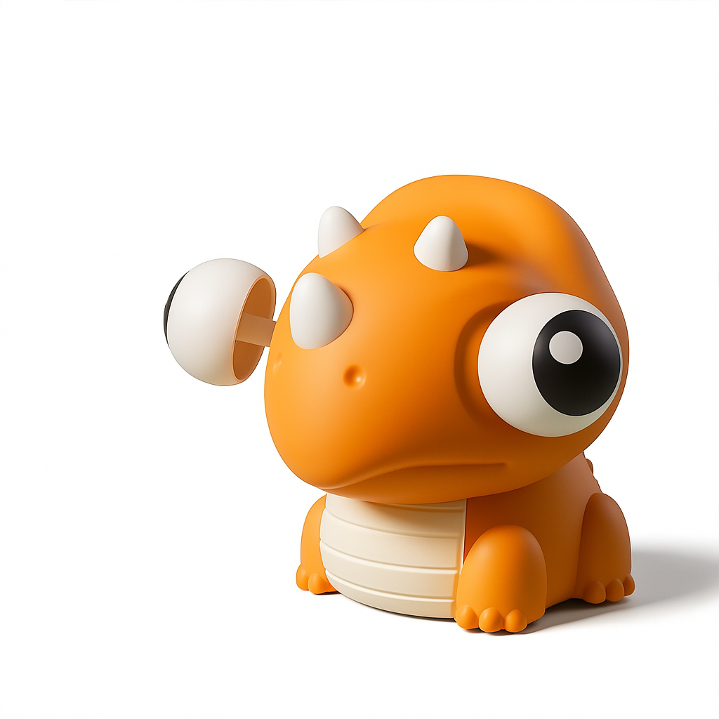 Антистресс динозавр Оранжевый (0258)