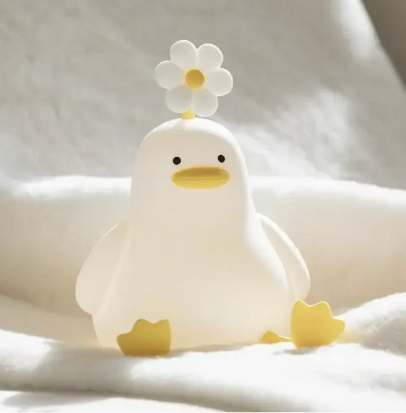 Нічник каченя з квіткою дитячий силіконовий led (kyl-8) - фото 10 Нічник каченя з квіткою дитячий силіконовий led (kyl-8) - фото 10