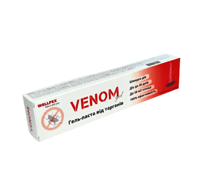 Гель-паста от тараканов Venom Gel с дозатором 35 г (2076530116)