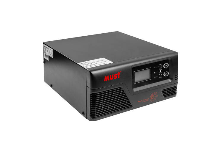 Перетворювач напруги Must 300 W з чистою синусоїдою 12 V LCD Перетворювач напруги Must 300 W з чистою синусоїдою 12 V LCD