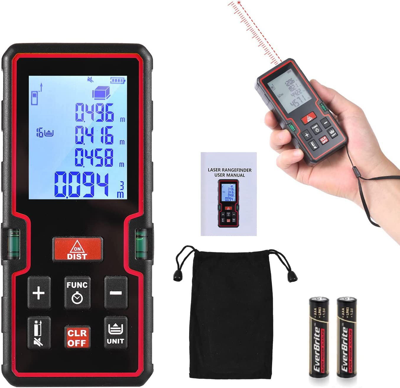 Далекомір лазерний Lepmerk LM-40M 2xAAA - фото 2 Далекомір лазерний Lepmerk LM-40M 2xAAA - фото 2