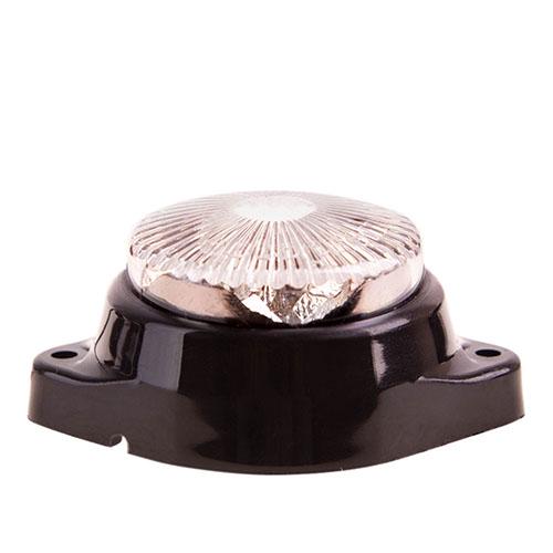 Повторитель габарита круглый 4 LED 12/24 V 35x50x80 мм White (201616-B)