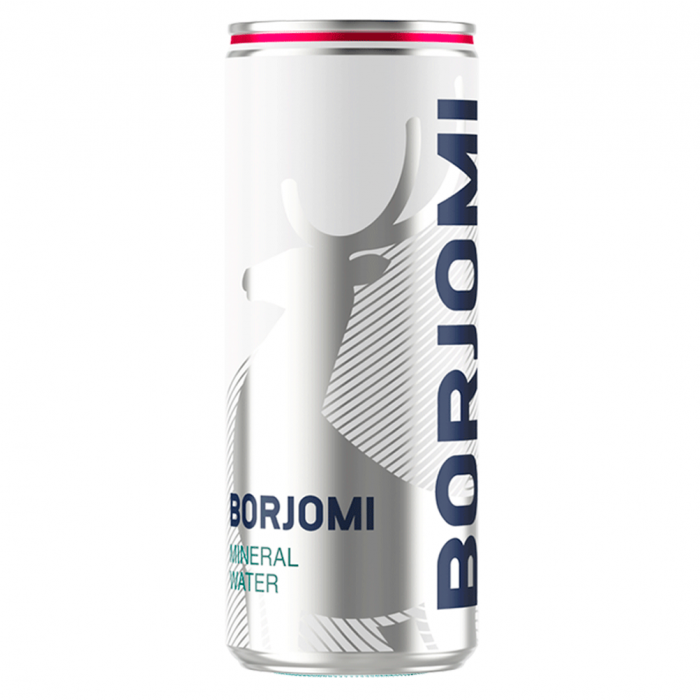 Вода Borjomi сильногазированная ж/б 0,33 л (15013)