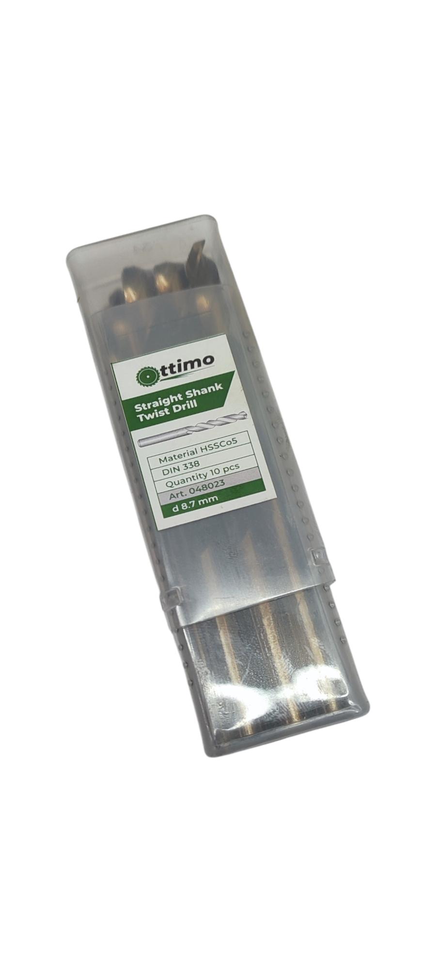 Свердло OTTIMO ц/х ф Р6М5К5 шліфоване А1 8,7 мм (048023) - фото 2 Свердло OTTIMO ц/х ф Р6М5К5 шліфоване А1 8,7 мм (048023) - фото 2